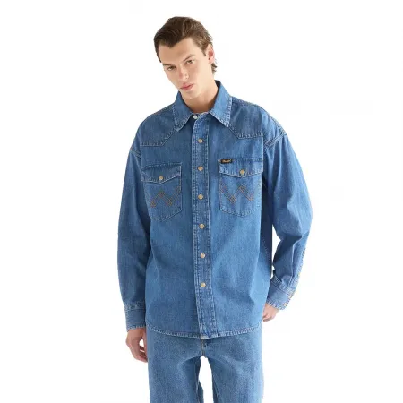 랭글러 슈퍼 Jeans 웨스턴 긴팔 셔츠 143159518