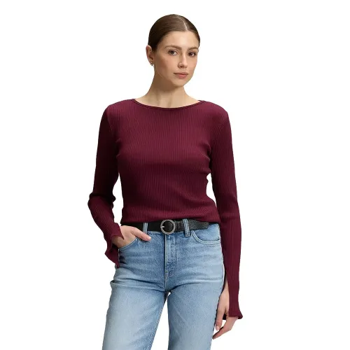 LEE Slit Sleeve Rib 긴팔 티셔츠 143181659