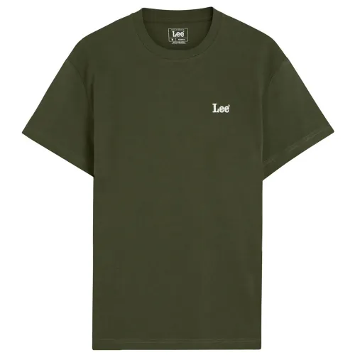 LEE 스몰 로고 릴렉스드 Fit 반팔 티셔츠 143181662