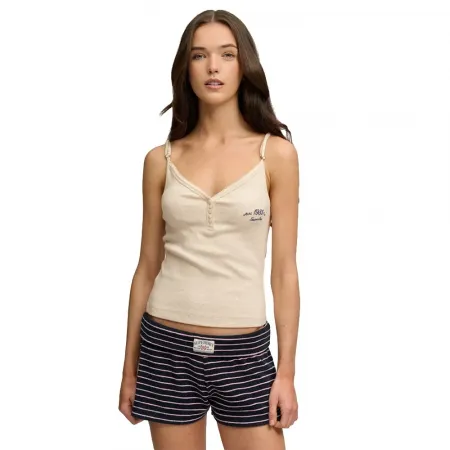 슈퍼드라이 애슬레틱s 에센셜 Button Down Cami 나시 상의 143235720