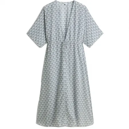 타미힐피거 UW0UW05960 Kaftan 3/4 소매 미디 원피스 143240604