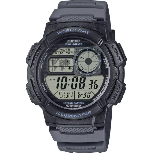 카시오 AE-1000 43.7mm 10ATM 쿼츠 디지털 시계 143244490