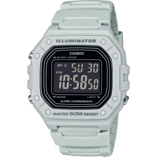 카시오 W-218 43.2mm 5ATM 쿼츠 디지털 시계 143244515