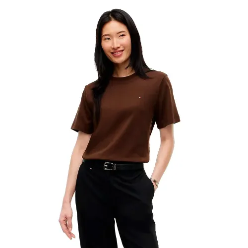 타미힐피거 Interlock 박시 Fit 반팔 티셔츠 143267823