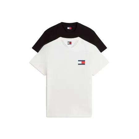 타미힐피거 에센셜 Flag 슬림 Fit 반팔 티셔츠 2 팩 143305890