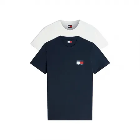 타미힐피거 에센셜 Flag 슬림 Fit 반팔 티셔츠 2 팩 143305895