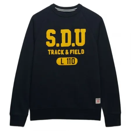 슈퍼드라이 Ath Felt Applique 릴렉스드 크루 스웨터 143323602