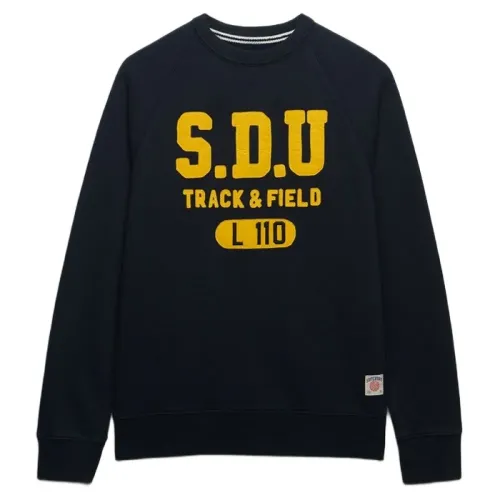 슈퍼드라이 Ath Felt Applique 릴렉스드 크루 스웨터 143323602