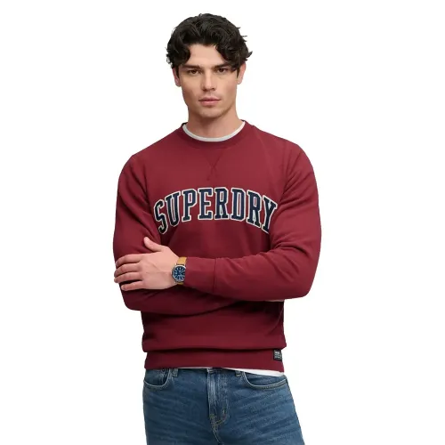 슈퍼드라이 애슬레틱 Applique 릴렉스드 스웨터 143323604