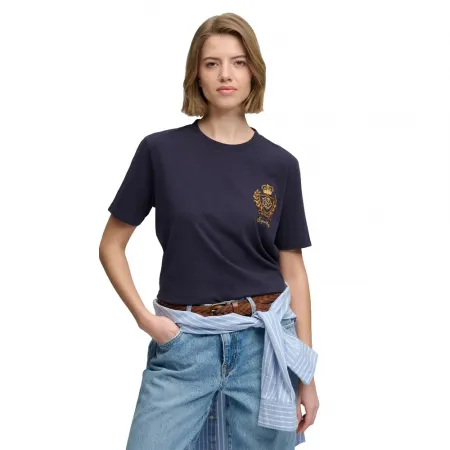 슈퍼드라이 크레스트 Embellished 반팔 티셔츠 143323781