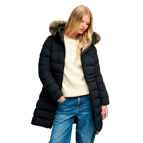 슈퍼드라이 Faux Fur Fuji Mid Length 자켓 143323855