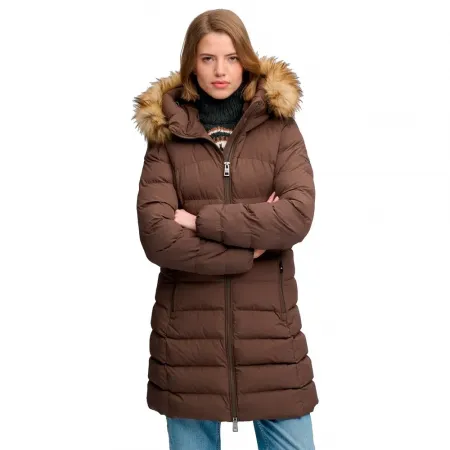 슈퍼드라이 Faux Fur Fuji Mid Length 자켓 143323856