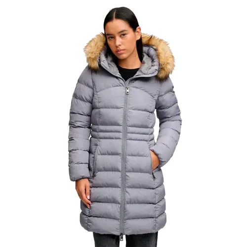 슈퍼드라이 Faux Fur Fuji Mid Length 자켓 143323859