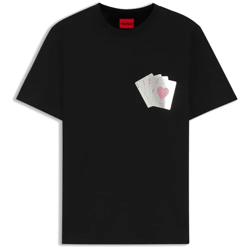 휴고 보스 Dahr 10268981 RED 티셔츠 143375872