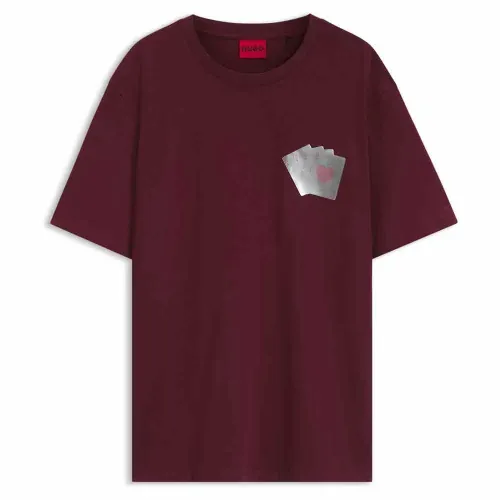 휴고 보스 Dahr 10268981 RED 티셔츠 143375873
