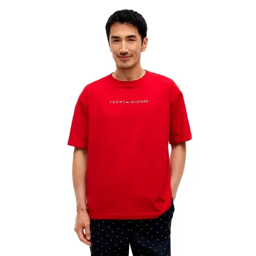 타미힐피거 Cont 로고 반팔 티셔츠 143383514
