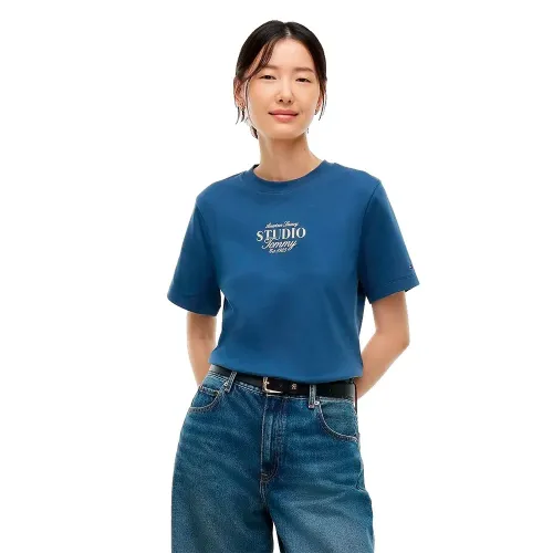 타미힐피거 WW0WW52365 반팔 티셔츠 143423553