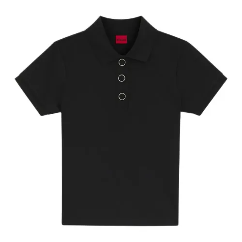 휴고 보스 Dereyel 10279907 RED 반팔 폴로 셔츠 143432900