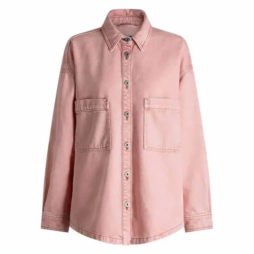 휴고 보스 Garesa 10281274 블루 데님 자켓 143433056