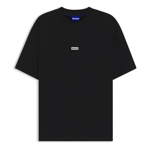 휴고 보스 Nalono 10250555 블루 반팔 티셔츠 143433234