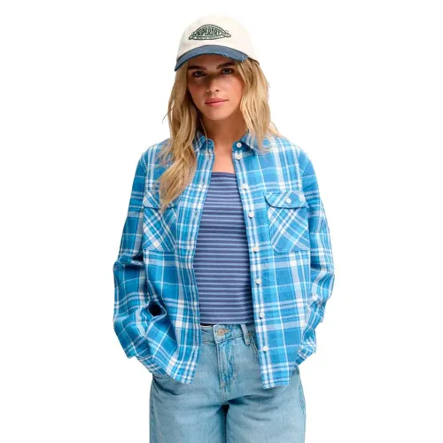 슈퍼드라이 Lumberjack 체크 Flannel 긴팔 셔츠 143540726