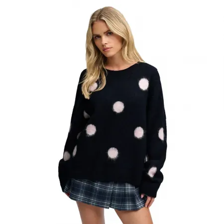 슈퍼드라이 Brushed Polka Dot 스웨터 143646133