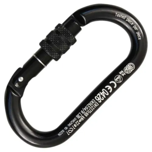 콩 Oval Alu Classic 스크류 게이트 카라비너 2135991665