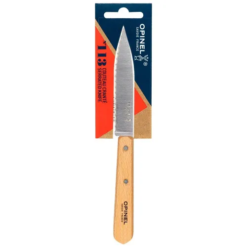 OPINEL 톱니 모양 칼 No.113 내추럴 2137902029