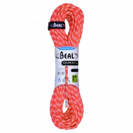 BEAL Ice Line Golden Dry 8.1 mm 로프 2 팩(유닛) 2139184965