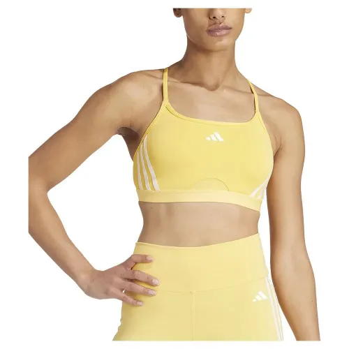아디다스 Aeroreact 3 Stripes 스포츠 브라 로우 임팩트 2140500967
