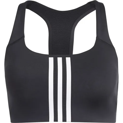 아디다스 Powerimpact 3 Stripes 미디엄 임팩트 스포츠 브라 2140502080