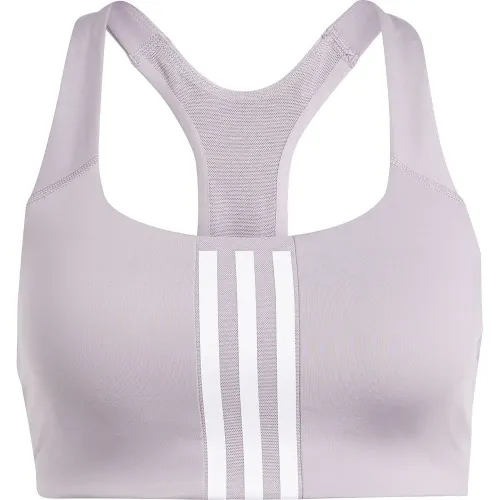 아디다스 Powerimpact 3 Stripes 미디엄 임팩트 스포츠 브라 2140502081