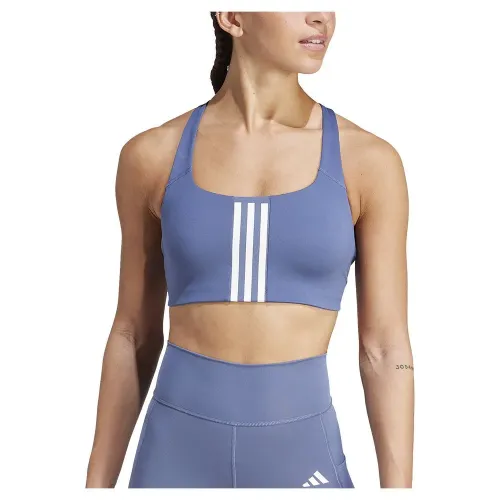 아디다스 Powerimpact 3 Stripes 미디엄 임팩트 스포츠 브라 2140502082