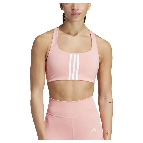 아디다스 Powerimpact 3 Stripes 미디엄 임팩트 스포츠 브라 2141126564