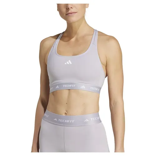 아디다스 Techfit Medium 미디엄 임팩트 스포츠 브라 2141126617