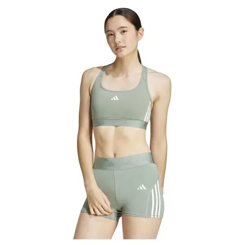 아디다스 Powerreact Hyperglam 미디엄 임팩트 스포츠 브라 2141585587