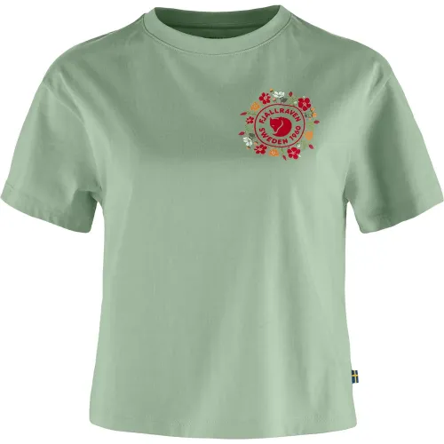 피엘라벤 Fjllblomster Logo 반팔 티셔츠 2141636607