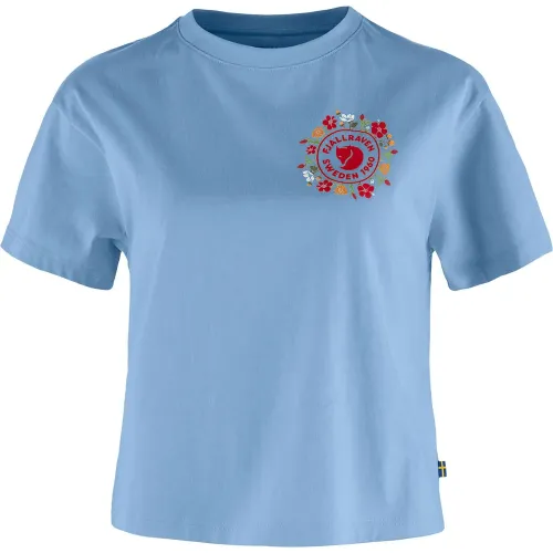피엘라벤 Fjllblomster Logo 반팔 티셔츠 2141636608