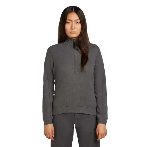 아이스브레이커 메리노 260 Waffle Knit 원더 하프 지퍼 스웨터 2141648287