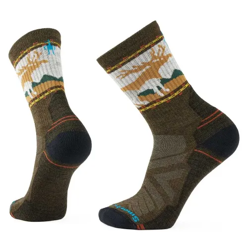 스마트울 Hike Light Cushion Mountain Moose Crew 양말 2141664898