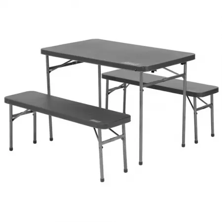 COLEMAN Pack Away 4 Places 벤치가 있는 접이식 테이블 2141854867