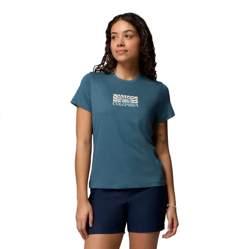 컬럼비아 Ruby Springs 그래픽 Fitted 반팔 티셔츠 2142661939
