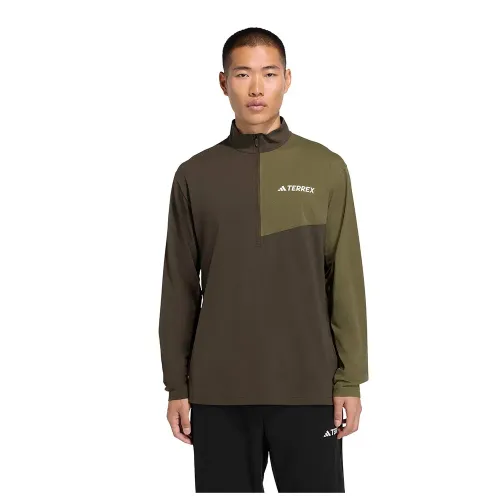 아디다스 테렉스 Multi Climacool 하프 지퍼 긴팔 티셔츠 2142667274