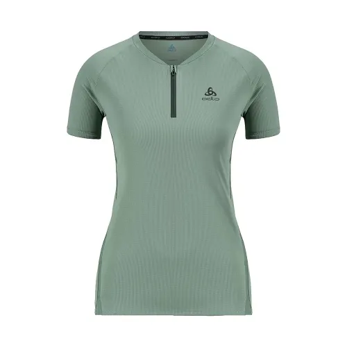 오들로 X-Alp Trail 하프 지퍼 반팔 티셔츠 2142679535