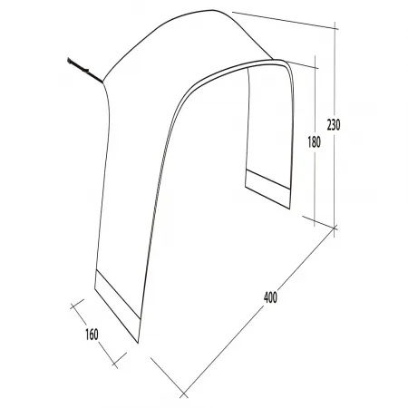 아웃웰 Wakefield XL 텐트 커넥터 2142998944