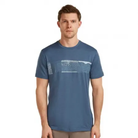 아이스브레이커 메리노 150 Tech Lite Elevation Line 반팔 티셔츠 2143012107