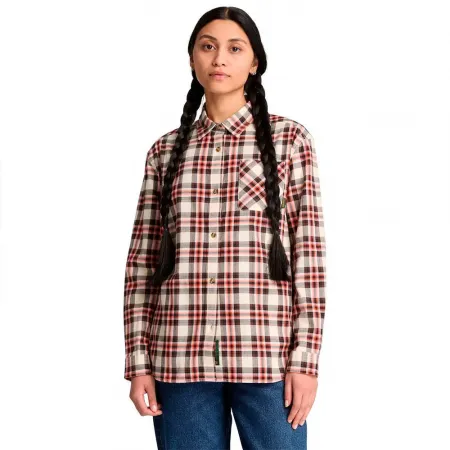 팀버랜드 미드웨이트 Flannel 포켓 긴팔 셔츠 2143339058