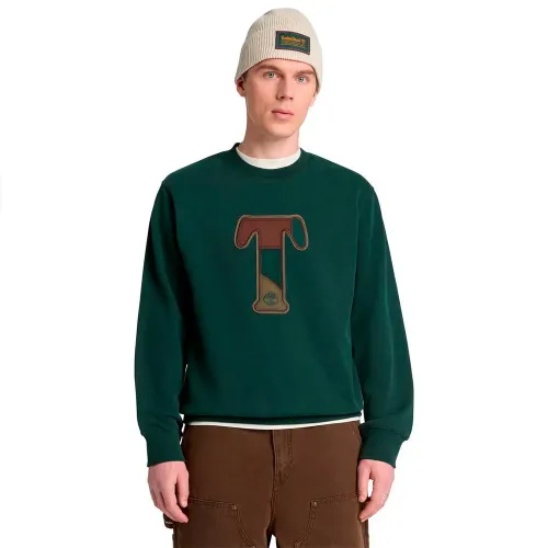 팀버랜드 Patchwork T Applique Bb 크루 스웨터 2143339111