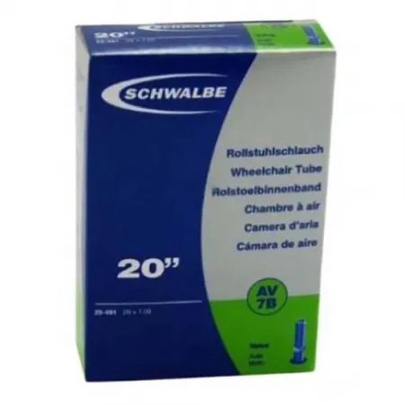 SCHWALBE 20 X 0.90/1 Schrader 내부 튜브 3136349374