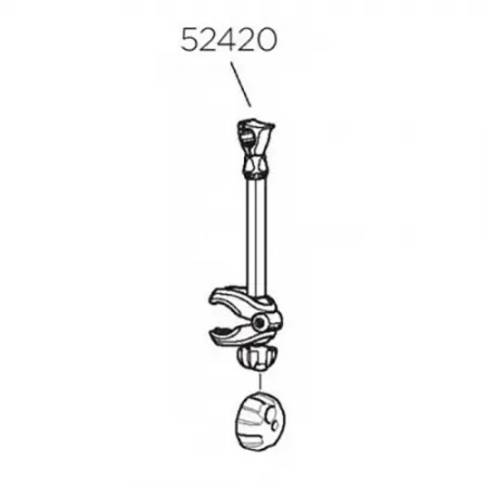 툴레 EuroWay Medium 바이크 Arm 302 mm 52420 예비 부품 3136934603